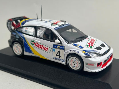 1:43 MINICHAMPS 400038374 Ford Focus RS WRC Acropolis Rally 2003 #4 M. Martin M. Park model car