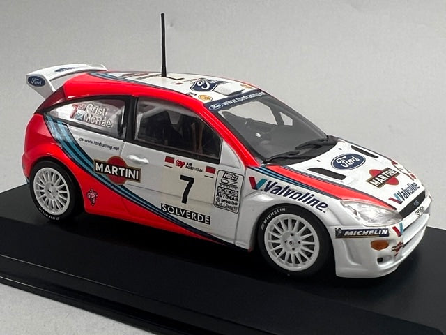 1:43 MINICHAMPS 430998807 Ford Focus WRC Portugal Rally 1999 #7 C. McRae N. Grist model car