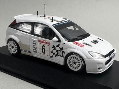 1:43 MINICHAMPS 430038906 Ford Focus RS WRC Monte Carlo Rally 2003 #6 M. Hirvonen J. Lehtinen model car