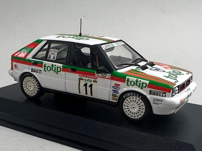1:43 ixo SCR003 LANCIA DELTA HF 4WD TOTIP SAN REMO RALLY 1987 #11 A. Fiorio L. Pirola model car