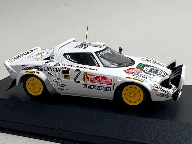 1:43 ixo LCJ011 Lancia Stratos Sanremo Rally 1979 #2 T. Fassina model car