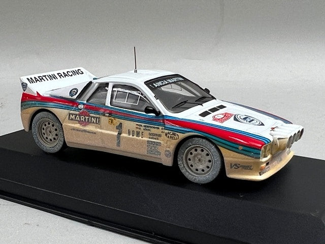 1:43 ixo LCJ009 Lancia 037 Rally Evo Monte Carlo Rally 1983 #1 W. Roll model car