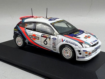 1:43 VITESSE SKW022 Ford Focus WRC CYPRUS Rally 2000 #6 C. Sainz L. Moya model car