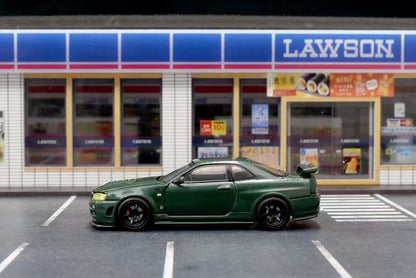 M63421 MOTORHELIX 1:64 Nissan Skyline GTR R34 (NISMO) Customised Dark Green