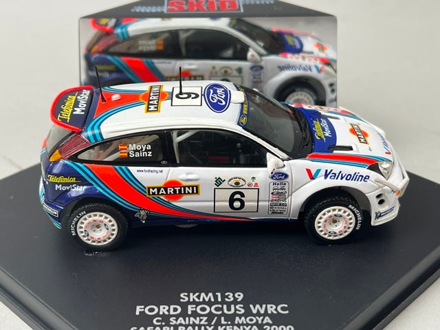 1:43 VITESSE SKM139 Ford Focus WRC SAFARI Rally Kenya 2000 #6 C. Sainz L. Moya model car