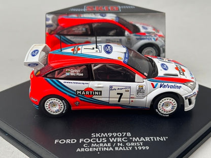 1:43 VITESSE SKM99078 Ford Focus WRC Martini ARGENTINA Rally 1999 #7 C. McRae N. Grist model car