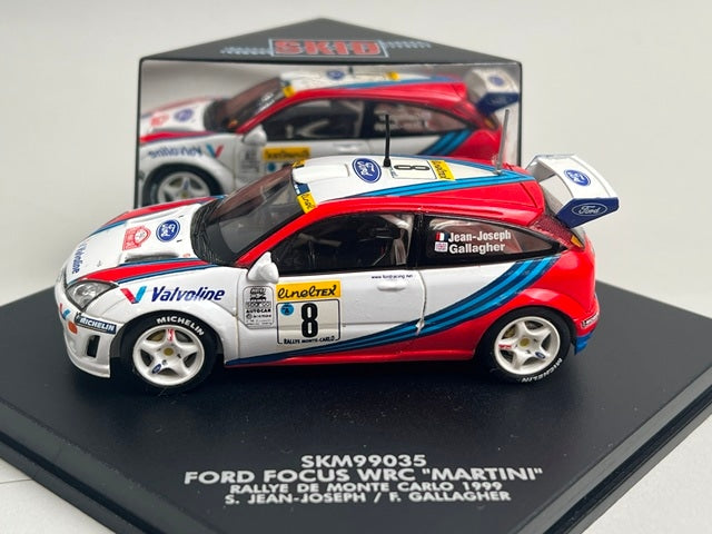 1:43 VITESSE SKM99035 Ford Focus WRC Martini MONTE CARLO Rally 1999 #8 S. Jean-Joseph F. Gallagher model car