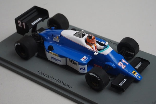 1:43 Spark S3966 Osella FA1G Austrian GP 1986 #21 P. Ghinzani model car