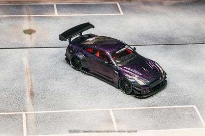 T43-019-MP Tarmac Works 1:43 Nissan LB-WORKS NISSAN GT-R R35 type 2 Midnight purple model car