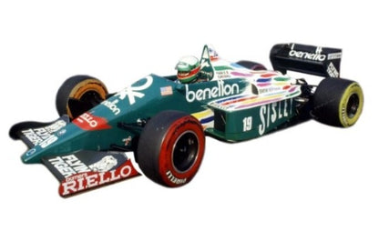[ Pre-order ] TMK 449 Tameo Kit 1:43 BMW BENETTON BMW B186 USA U.S.A. GP 1986 G. Berger - T. Fabi white metal kit model