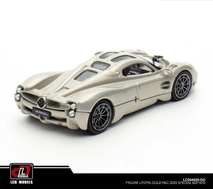 LCD64039-GO LCD 1:64 Pagani Utopia TMCS 2025 Malaysia Limited Edition Gold