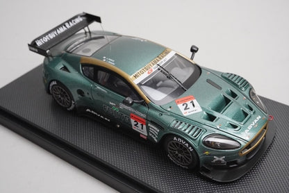 1:43 EBBRO 44366 Aston Martin Akasaka DBR9 Super GT 2009 #21 Green model car