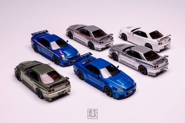 [ Pre-order ] Cars' Lounge 1:64 Nissan Skyline GT-R R34 NISMO Z-TUNE Z-TUNE Silver