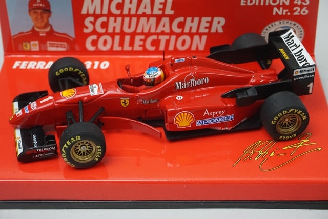 1:43 MINICHAMPS 510964301 Ferrari F310 #1 M. Schumacher MSC No.26 model car