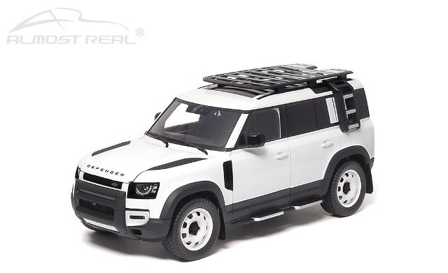 810809 Almost Real Model 1:18 Land Rover Defender 110 - 2023 - 30th Anniversary Edition Fuji White