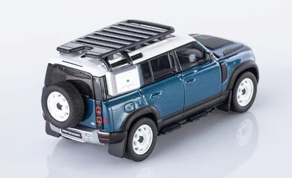 0001-04 AR Box [Almost Real Model] 1:64 Land Rover Defender 110 (Tasman Blue)