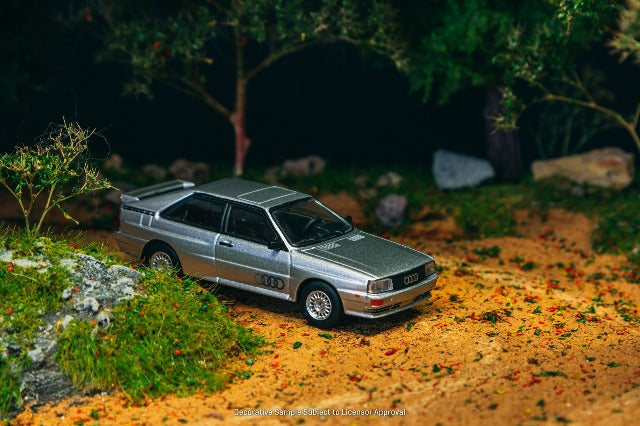 [ Pre-order ] T64S-025-SL Tarmac Works 1:64 Audi Quattro Silver