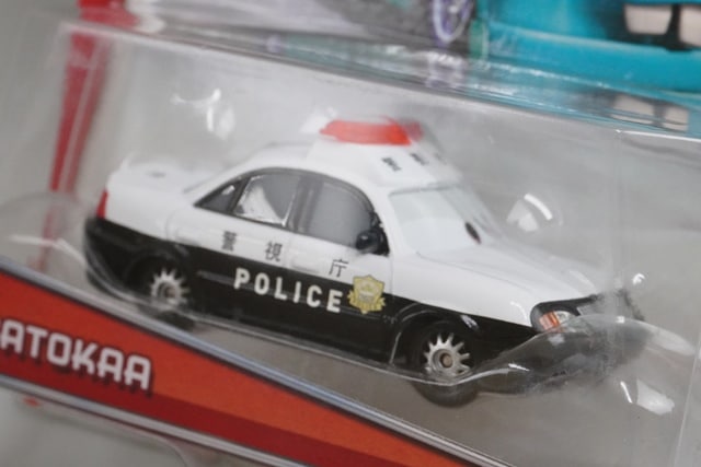 Mattel Cars Police Car Blister Pack model car