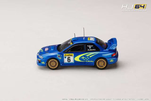HJR645041B Hobby Japan 1:64 Subaru Impreza WRC 1999 #6 (Monte Carlo)