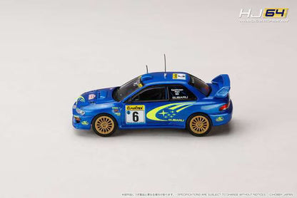 HJR645041B Hobby Japan 1:64 Subaru Impreza WRC 1999 #6 (Monte Carlo)