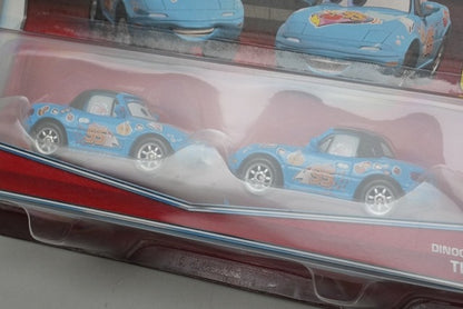 Mattel DKV58 Cars DINOCO Mia and Tia 2-Car Set Blister Pack model car