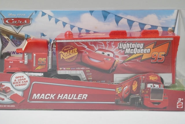Mattel BLV15 Cars Mack Hauler Trailer model car