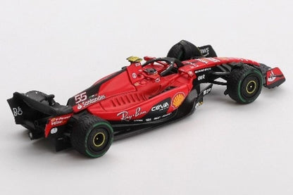 [ Pre-order ] BBRFER64023 BBR 1:64 Ferrari SF23 2023 #55 Monaco Grand Prix Monaco GP C. Sainz Jr.