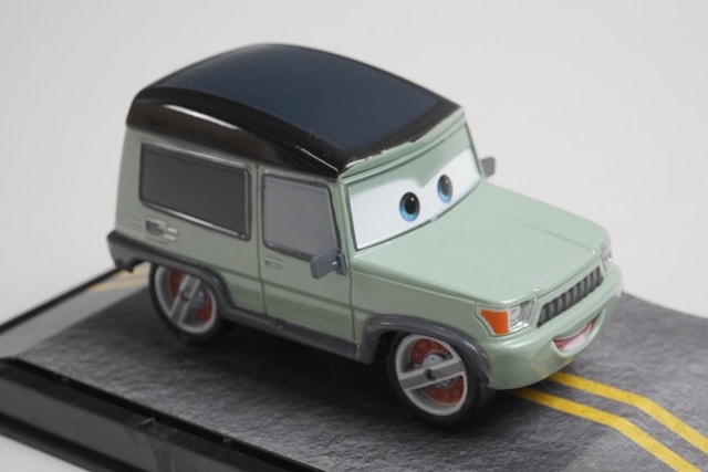 Disney Store Cars 2 Miles Axelrod model car