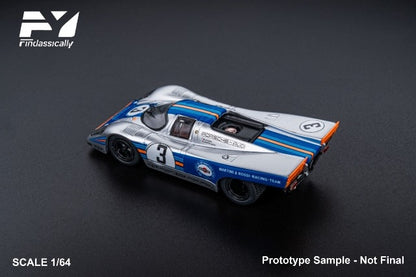 [ Pre-order ] FY64099 Finclassically 1:64 917K #3 Silver Winner 12h Sebring 1971 Elford Larrousse