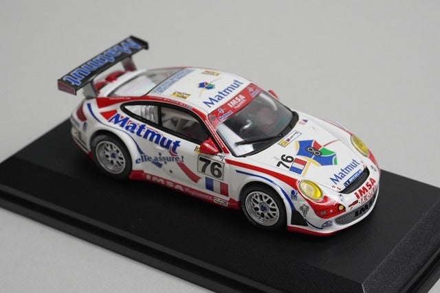 1:64 MINICHAMPS 640076776 Porsche 911 GT3 RSR Le Mans 2007 #76 model car