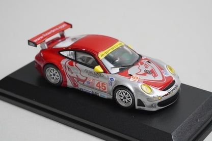 1:64 MINICHAMPS 640076445 Porsche 911 GT3 RSR Sebring 2007 #45 model car