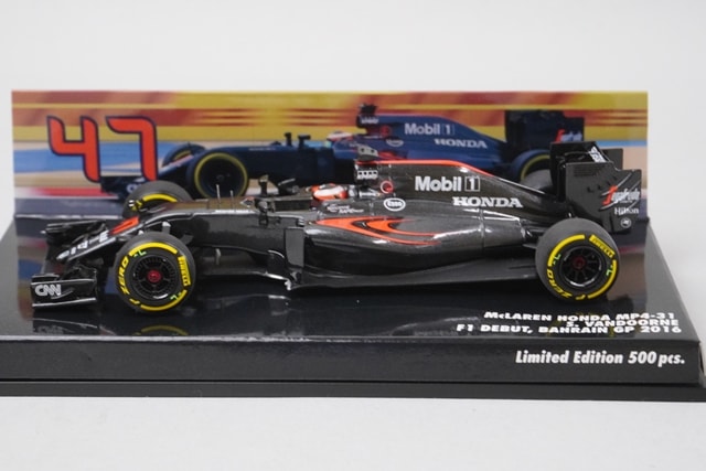1:43 MINICHAMPS 533164347 ck-modelcars custom McLaren Honda MP4-312016 #47 model car