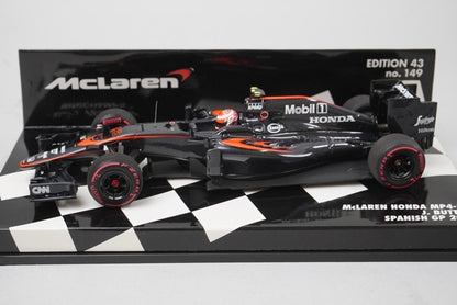 1:43 MINICHAMPS 537154322 McLaren Honda MP4-30 2015 #22 model car