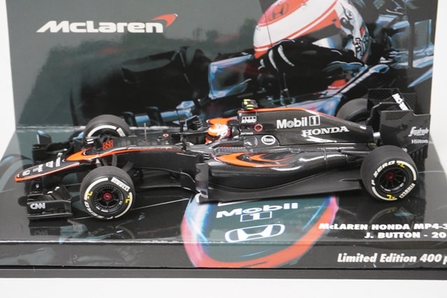 1:43 MINICHAMPS 533154322 Eurosport Custom McLaren Honda MP4-30 2015 #22 model car