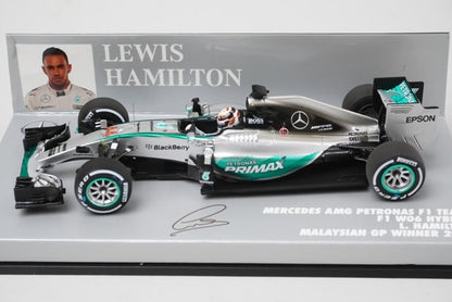 1:43 MINICHAMPS 417150044 Mercedes-AMG Petronas W06 Malaysia 2015 #44 model car