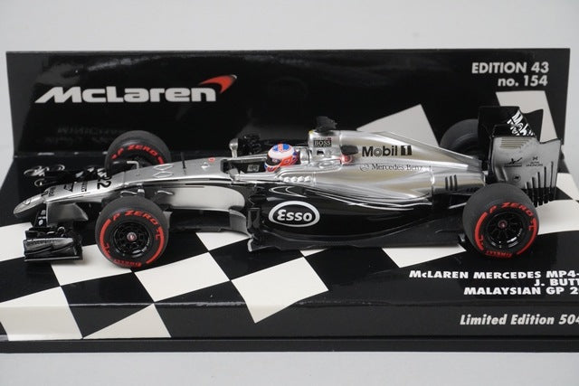 1:43 MINICHAMPS 530144222 McLaren Mercedes MP4-29 Malaysia 2014 #22 model car