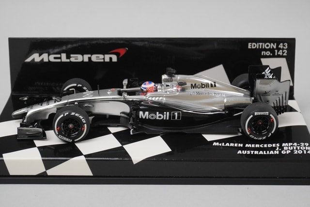 1:43 MINICHAMPS 530144322 McLaren Mercedes MP4-29 Australia 2014 #22 model car