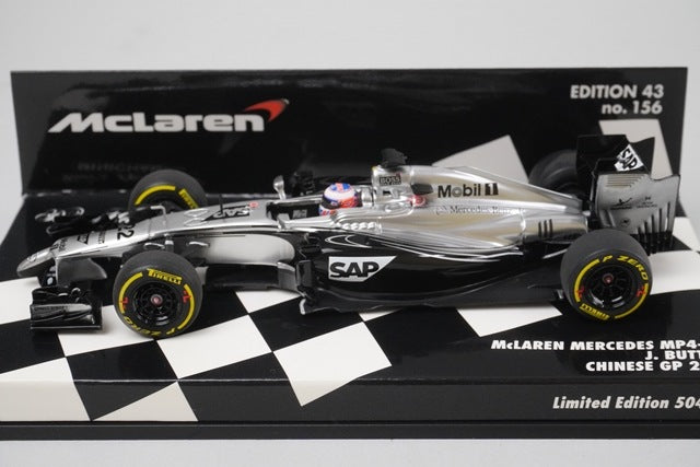 1:43 MINICHAMPS 530144522 McLaren Mercedes MP4-29 China 2014 #22 model car