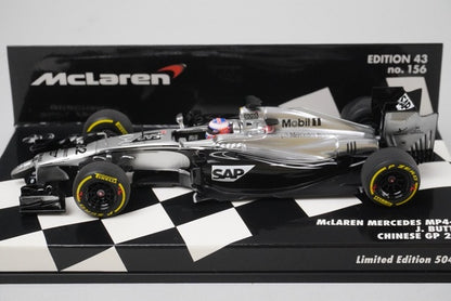 1:43 MINICHAMPS 530144522 McLaren Mercedes MP4-29 China 2014 #22 model car