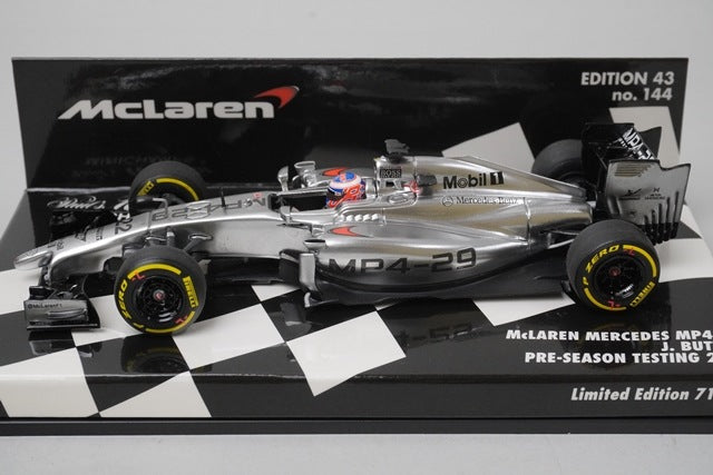1:43 MINICHAMPS 530144122 McLaren Mercedes MP4-29 Preseason 2014 #22 model car