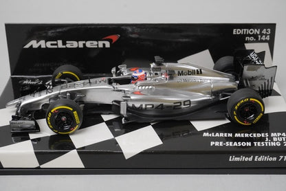 1:43 MINICHAMPS 530144122 McLaren Mercedes MP4-29 Preseason 2014 #22 model car