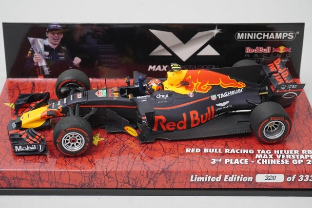 1:43 MINICHAMPS 413170233 Red Bull Racing TAG Heuer RB13 China 2017 #33 model car
