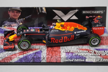 1:43 MINICHAMPS 447160733 Red Bull Racing TAG Heuer RB12 Great Britain 2016 #33 model car