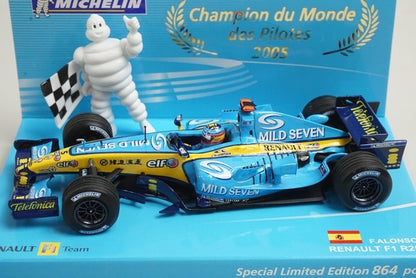 1:43 MINICHAMPS Michelin Custom Renault 2005 #5 Mild Seven Specification model car