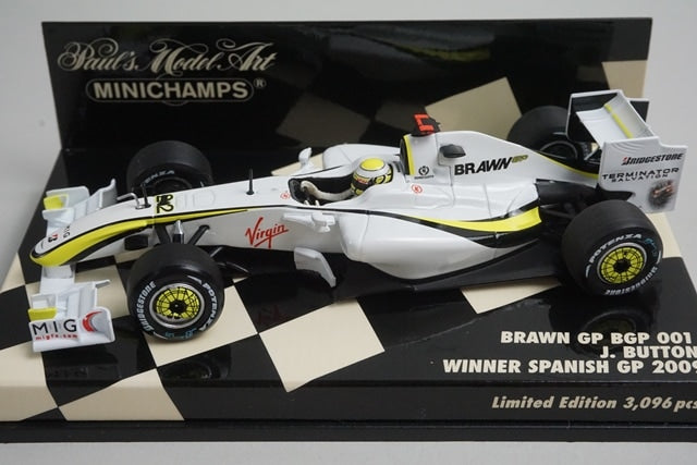 1:43 MINICHAMPS 400090422 Brawn GP Spanish GP 2009 #22 model car