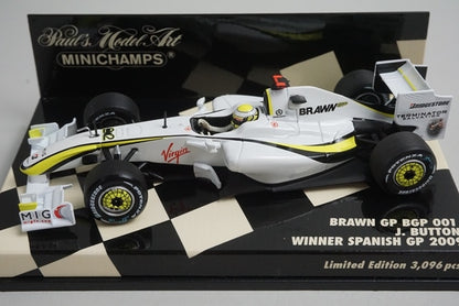 1:43 MINICHAMPS 400090422 Brawn GP Spanish GP 2009 #22 model car