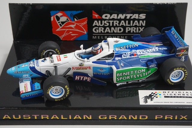 1:43 MINICHAMPS 433960004 Qantas Benetton Australian GP 1997 #4 model car