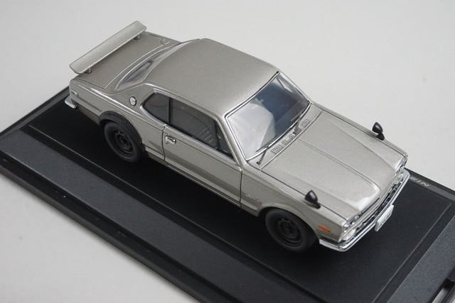 1:43 EBBRO 43172 Nissan Skyline GT-R KPGC10 1970 Silver model car
