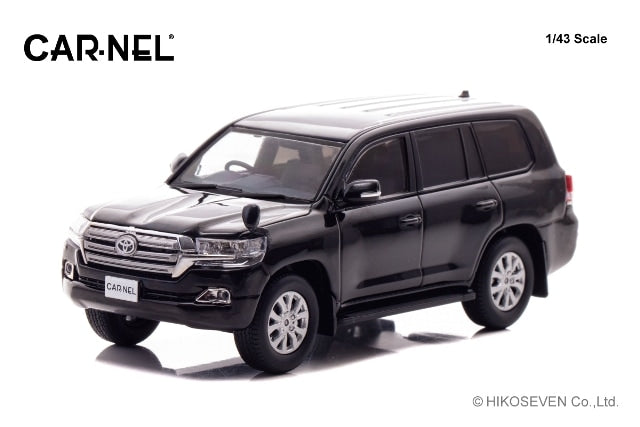 CN431505 CAR-NEL 1:43 Toyota Land Cruiser AX G selection (URJ202) 2015 Black model car