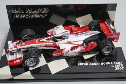 1:43 MINICHAMPS 400070022 Super Aguri Honda SA07 2007 #22 model car